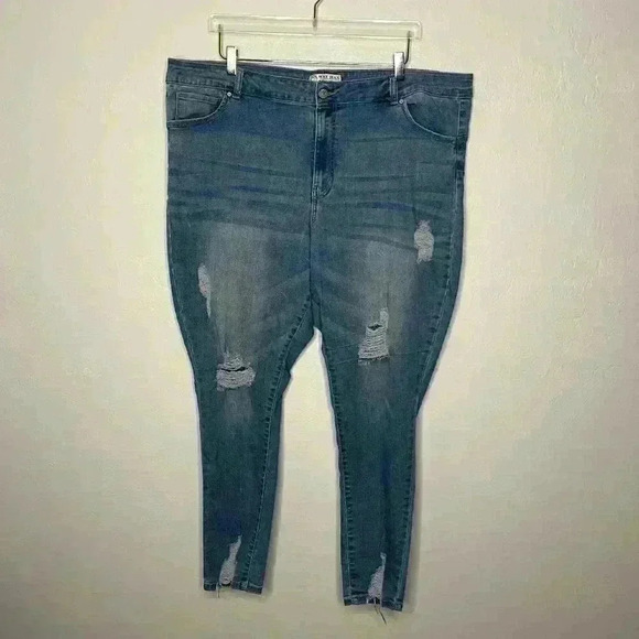 Wax Jean Denim - Wax Jean Butt, I Love You Distressed Skinny Jean 24 #60